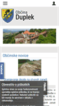 Mobile Screenshot of duplek.si